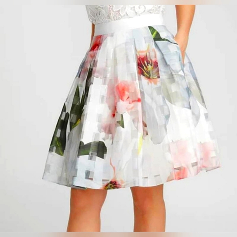 Ted Baker "Vanta" Burnout Chatsworth Skirt